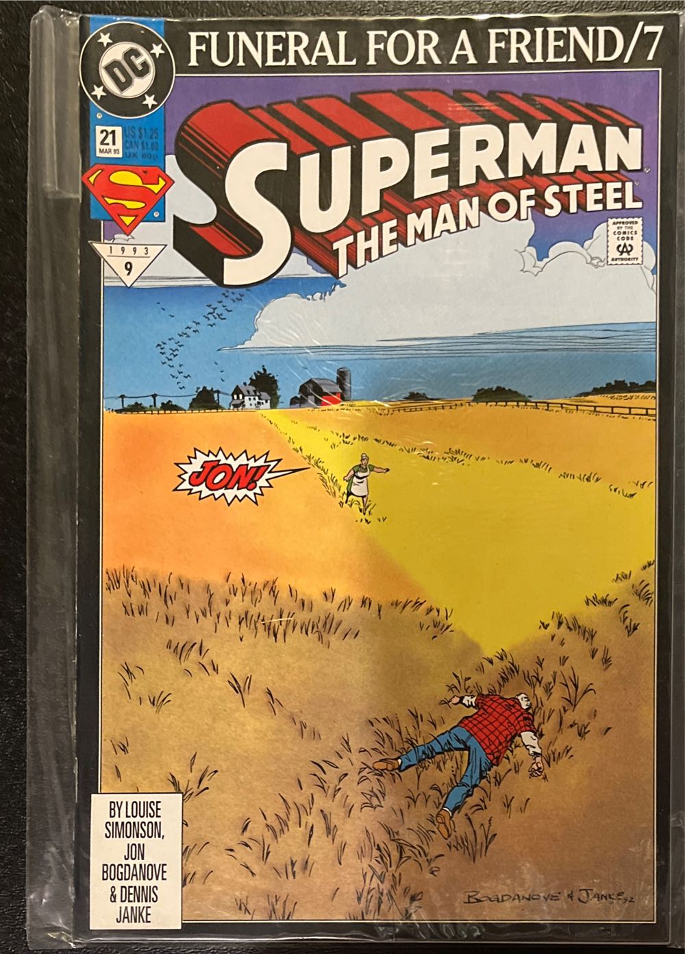 Superman: The Man Of Steel - DC Comics (21 - Mar 1993) comic book collectible [Barcode 761941200507] - Main Image 4