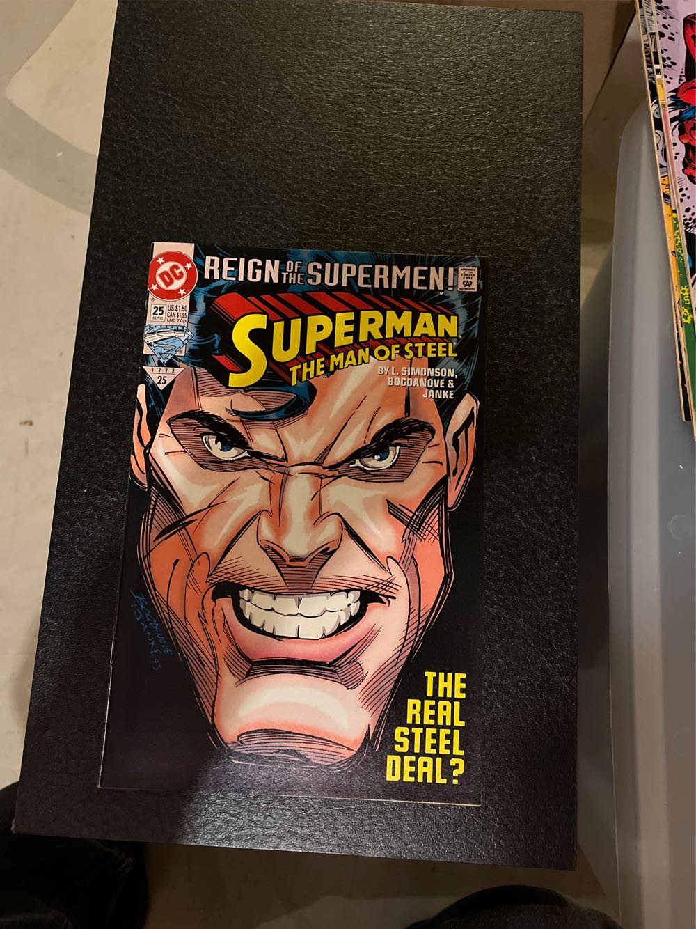 Superman: The Man of Steel - DC Comics (25 - Sep 1993) comic book collectible [Barcode 761941200507] - Main Image 2