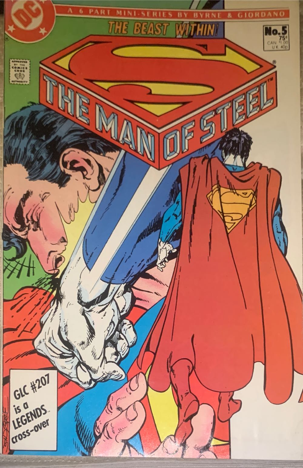Superman: The Man Of Steel - DC (5 - Nov 1986) comic book collectible [Barcode 761941200507] - Main Image 2