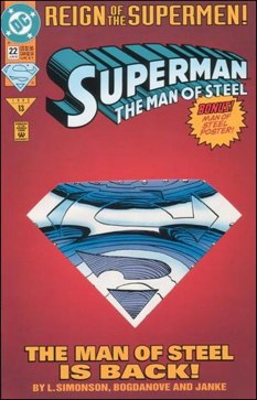 Superman: The Man Of Steel - DC Comics (22 - Jun 1993) comic book collectible [Barcode 761941200507] - Main Image 1