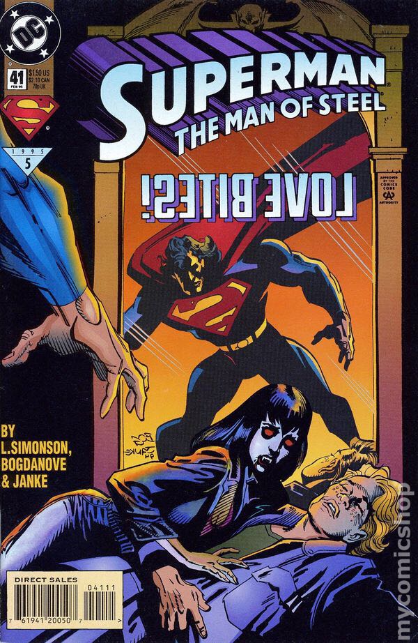 Superman: The Man Of Steel - DC Comics (41 - Feb 1995) comic book collectible [Barcode 761941200507] - Main Image 1