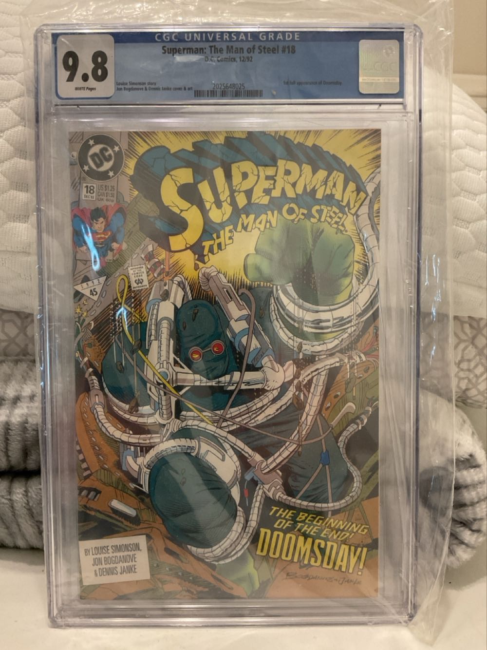 Superman: The Man Of Steel - DC Comics (18 - Dec 1992) comic book collectible [Barcode 070992308019] - Main Image 2