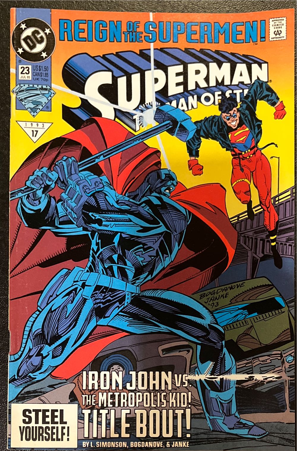 •Superman: The Man of Steel - DC Comics (23 - Jul 1993) comic book collectible - Main Image 2