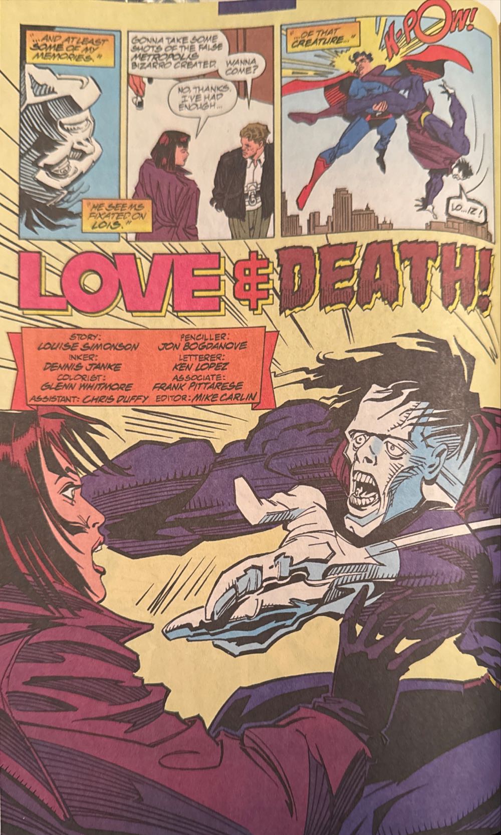 •Superman: The Man Of Steel - DC Comics (32 - Apr 1994) comic book collectible [Barcode 76194120050703211] - Main Image 3