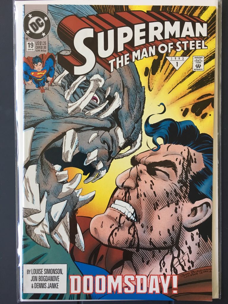 Superman: The Man Of Steel - DC Comics (19 - Jan 1993) comic book collectible - Main Image 1