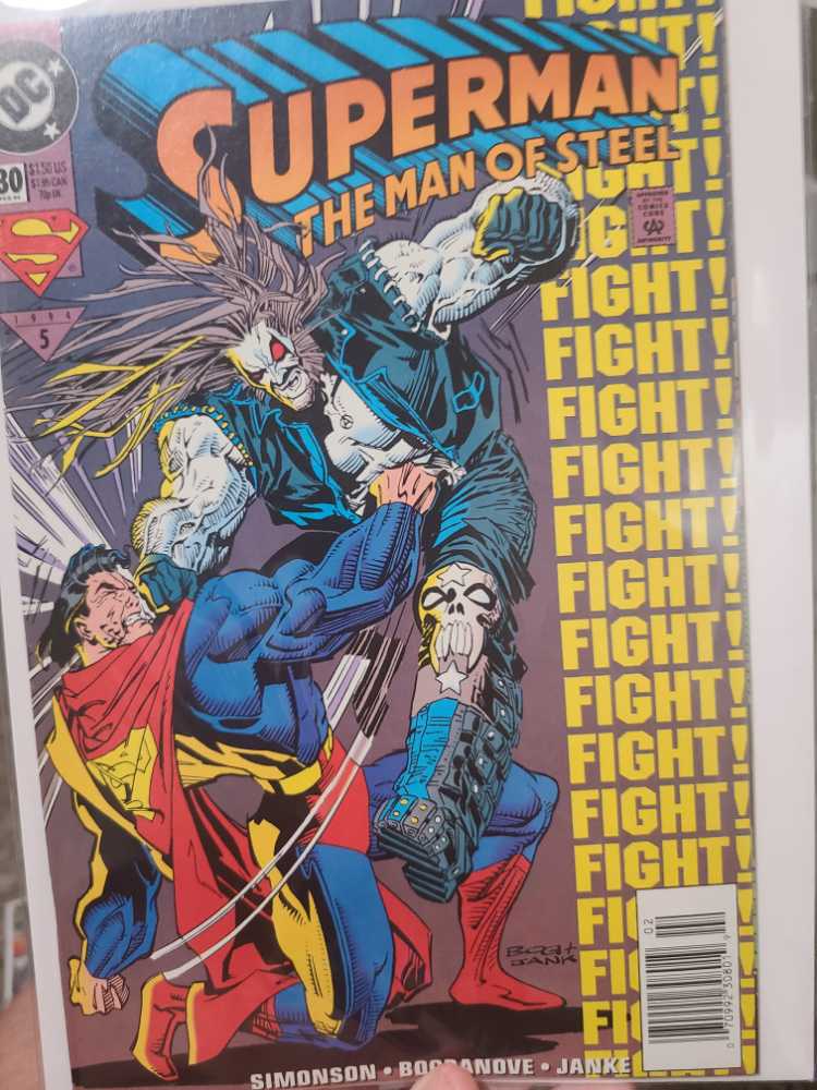 Superman: The Man Of Steel - DC Comics (30 - 02/1994) comic book collectible [Barcode 07099230801902] - Main Image 2