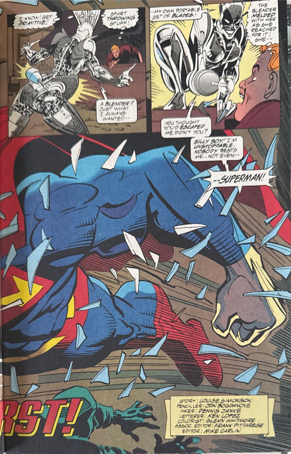 Superman: The Man Of Steel - DC Comics (29 - 01/1994) comic book collectible [Barcode 07099230801901] - Main Image 3