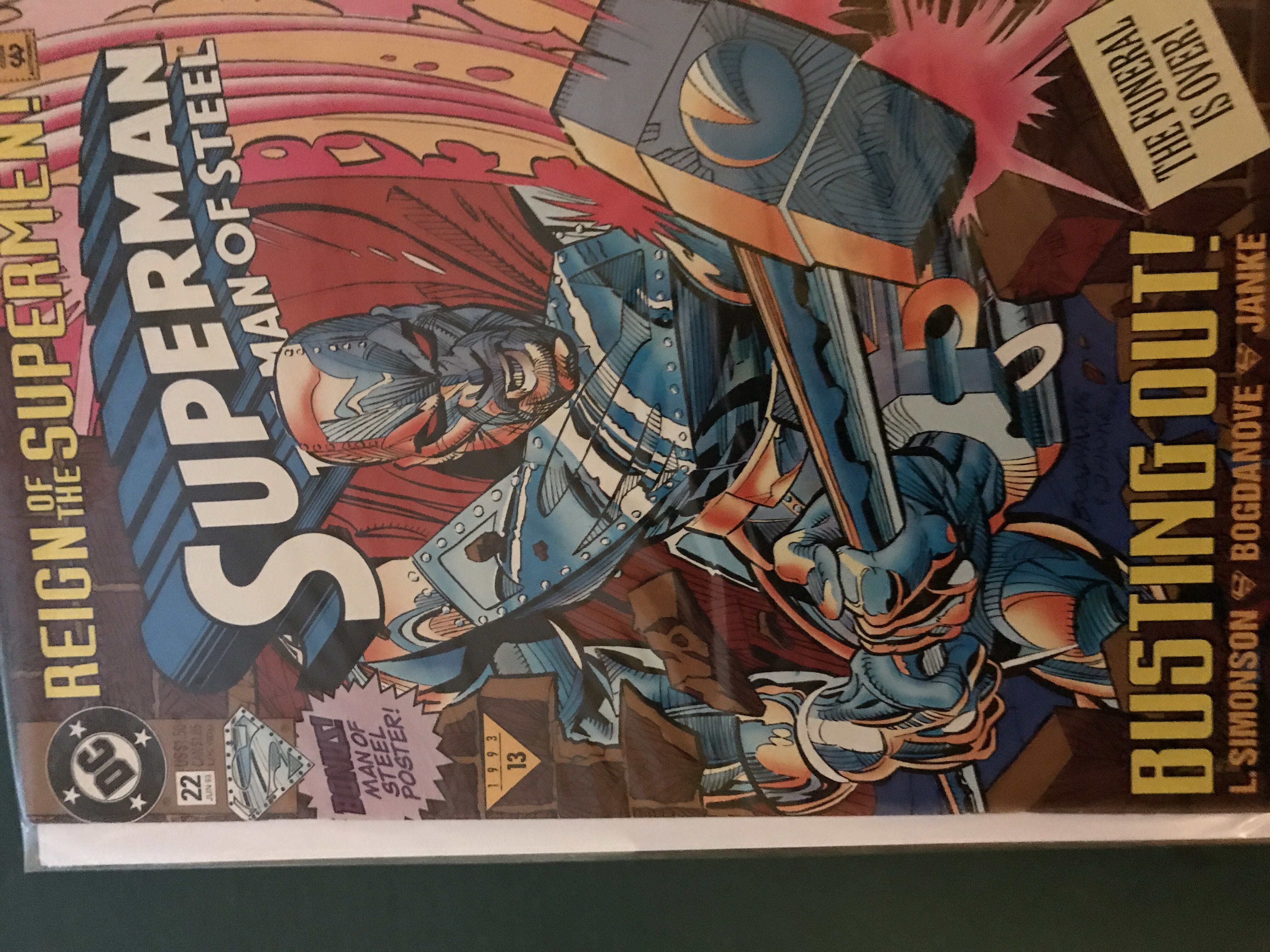 Superman: The Man Of Steel 22 - DC (22 - 06/1993) comic book collectible - Main Image 2