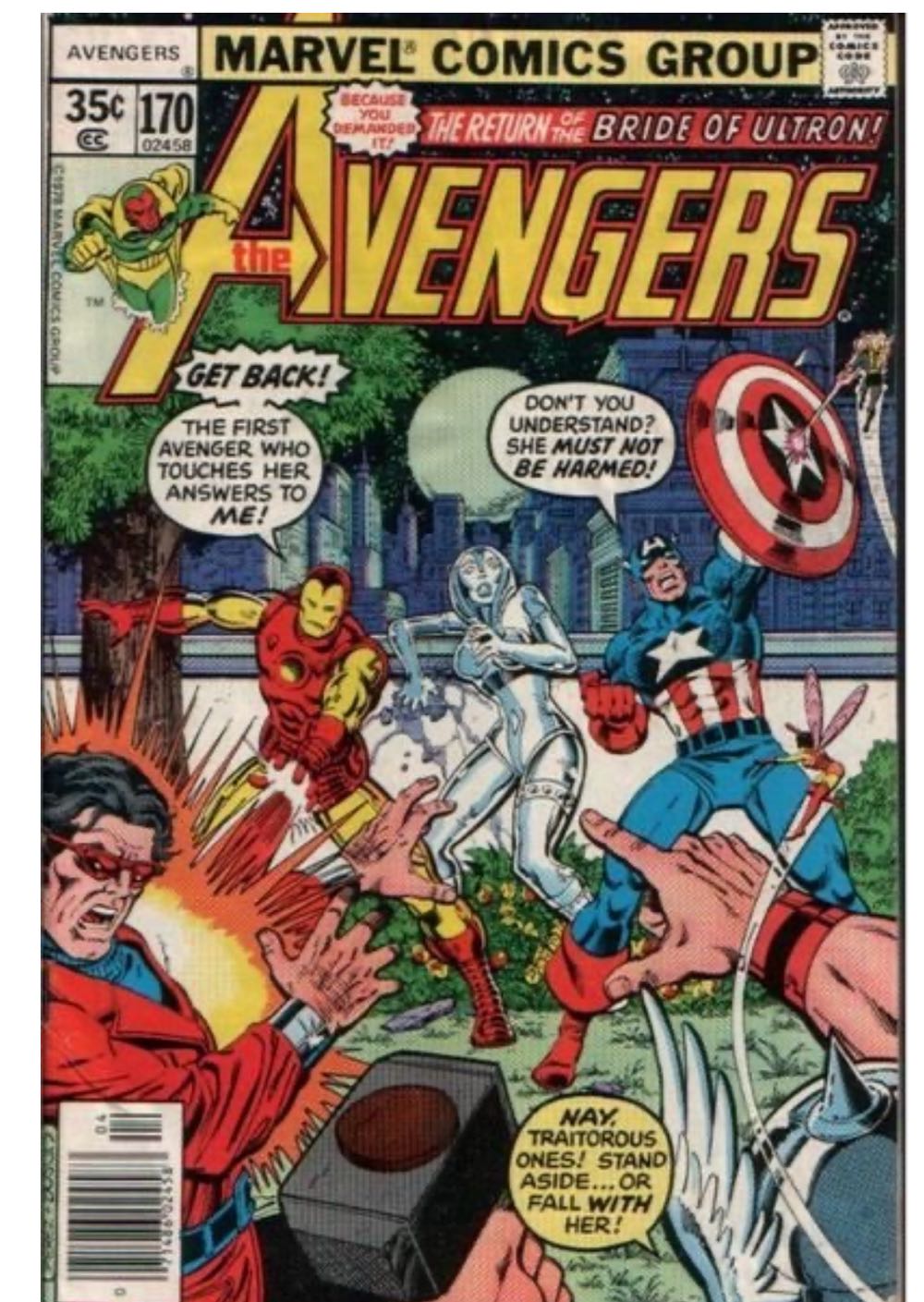 The Avengers - Marvel Comics Group (170 - Apr 1978) comic book collectible - Main Image 2
