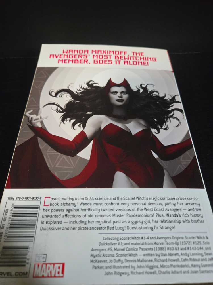 Avengers: Scarlet Witch - Marvel Comics comic book collectible [Barcode 9780785193357] - Main Image 2