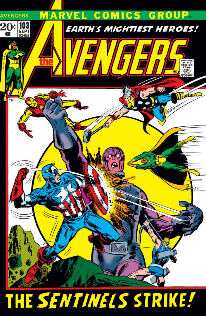 Avengers - Marvel Comics Group (103 - Sep 1972) comic book collectible - Main Image 2