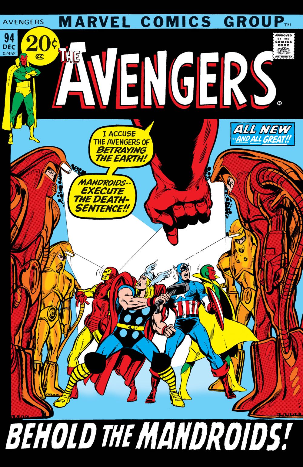 Avengers - Marvel Comics Group (94 - 01/1972) comic book collectible - Main Image 2