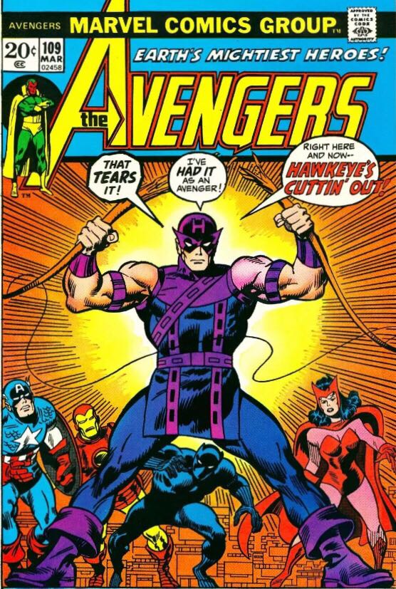 Avengers - Marvel Comics (109 - 03/1973) comic book collectible - Main Image 1