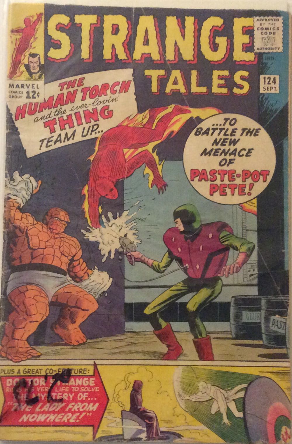 Strange Tales - Marvel (124 - Sep 1964) comic book collectible [Barcode 7118525] - Main Image 2