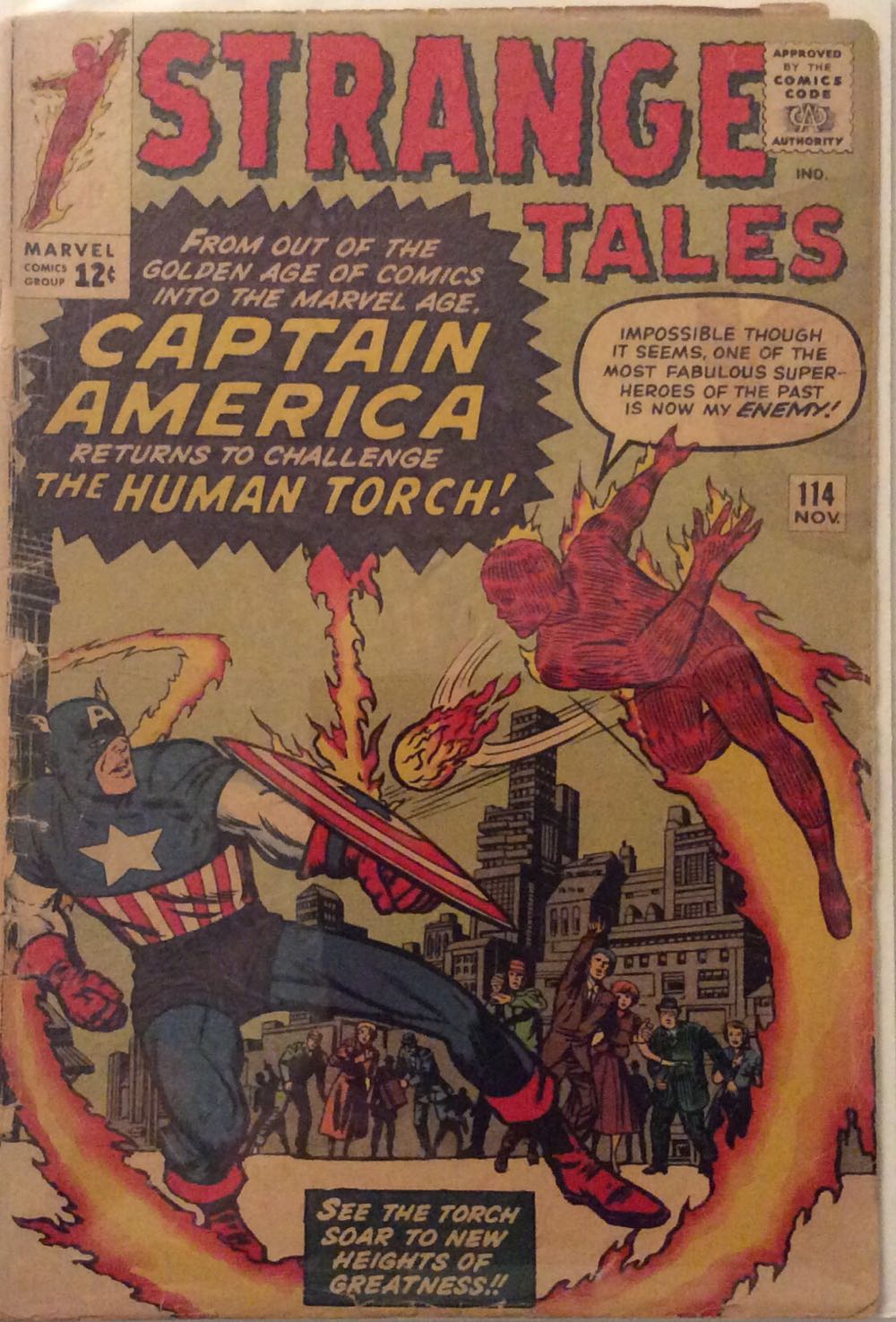 Strange Tales - Marvel Comics (114 - Nov 1963) comic book collectible [Barcode 258541756] - Main Image 2
