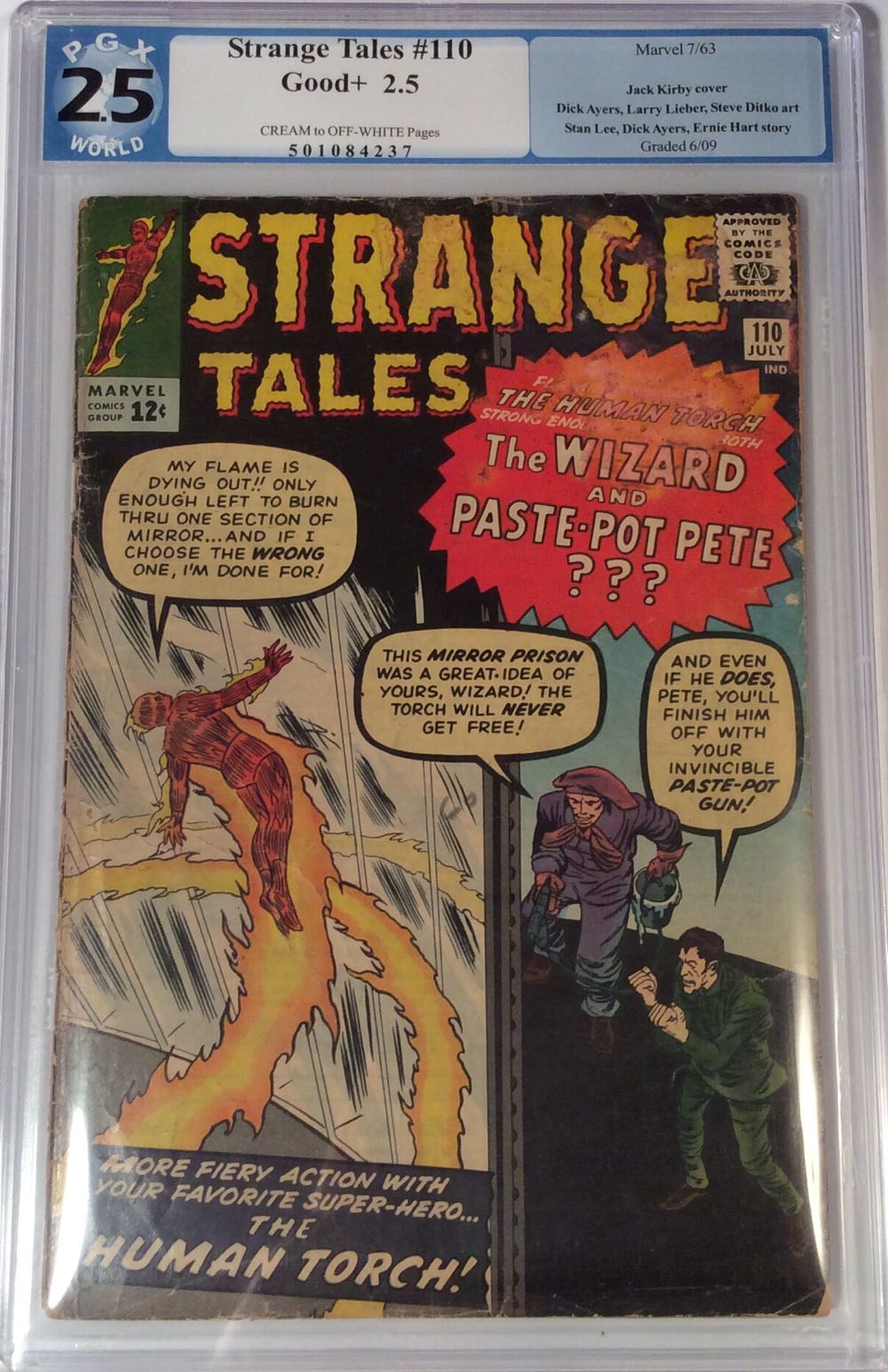 Strange Tales - Marvel Comics (110 - Jul 1963) comic book collectible [Barcode 2555175652] - Main Image 2