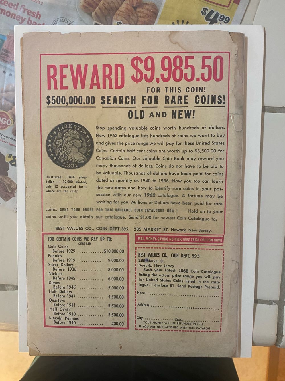 Strange Tales - Marvel Comics (105 - Feb 1963) comic book collectible [Barcode 2557477] - Main Image 2