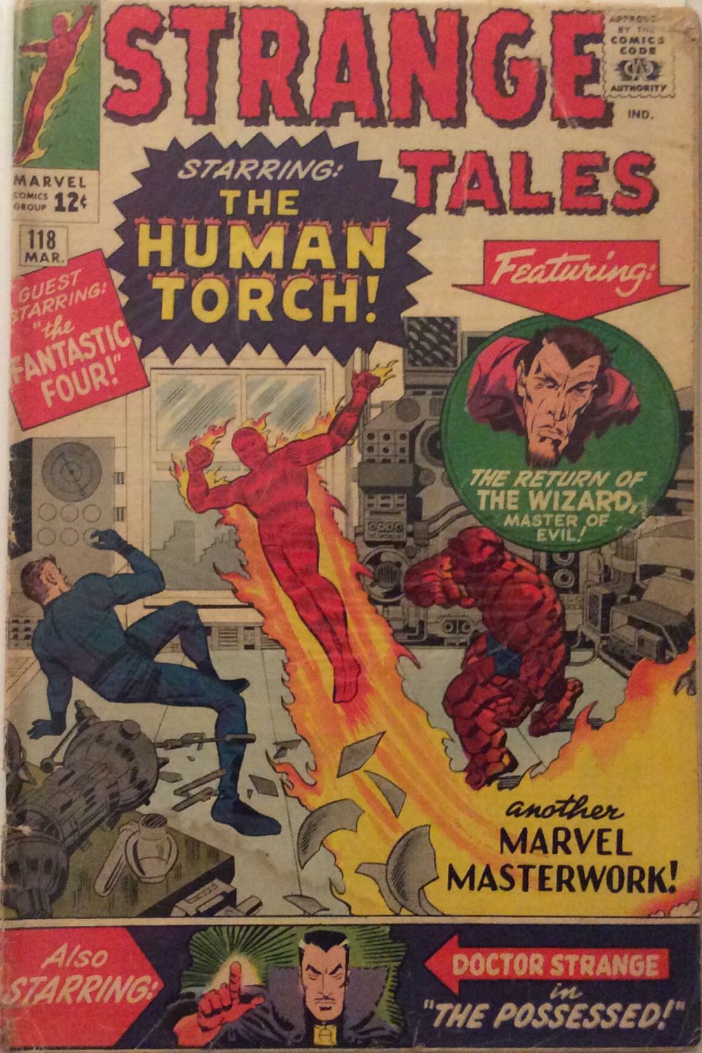 Strange Tales💲 - Marvel Comics (118 - Mar 1964) comic book collectible [Barcode 1485255] - Main Image 2