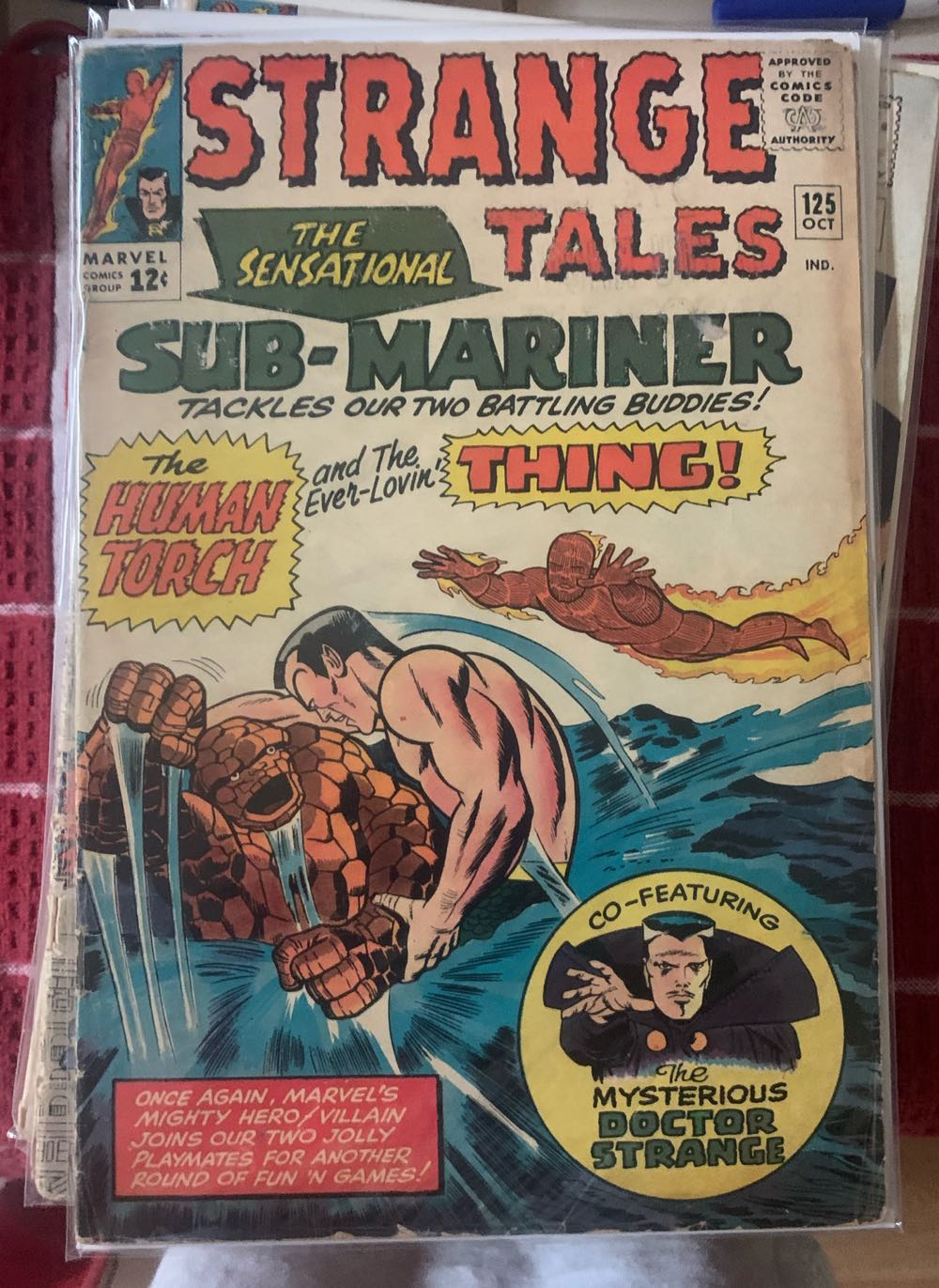 Strange Tales - Marvel (125 - Oct 1964) comic book collectible [Barcode 258444156] - Main Image 3