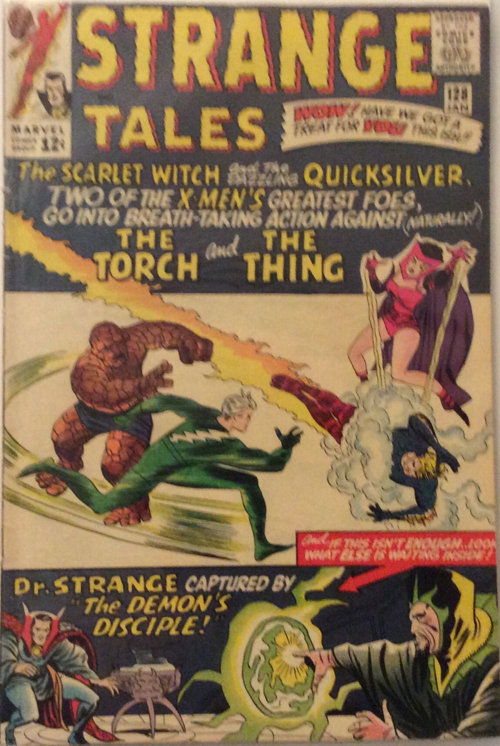 Strange Tales - Marvel Comics Group (128 - Jan 1965) comic book collectible [Barcode 28455156] - Main Image 2