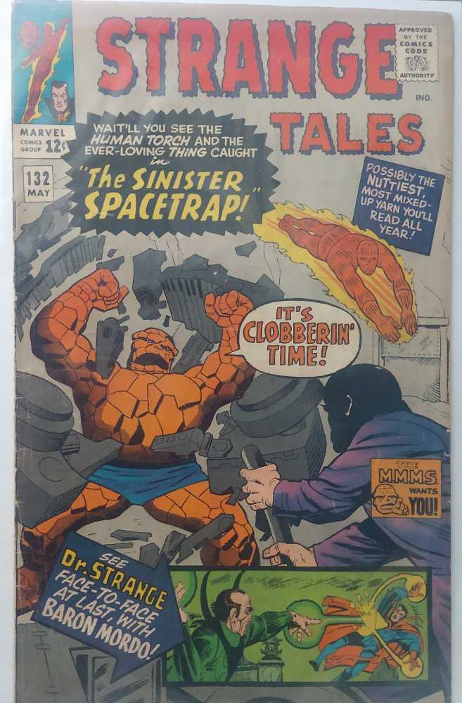 Strange Tales - Marvel Comics (132 - May 1965) comic book collectible [Barcode 85241789980089] - Main Image 2