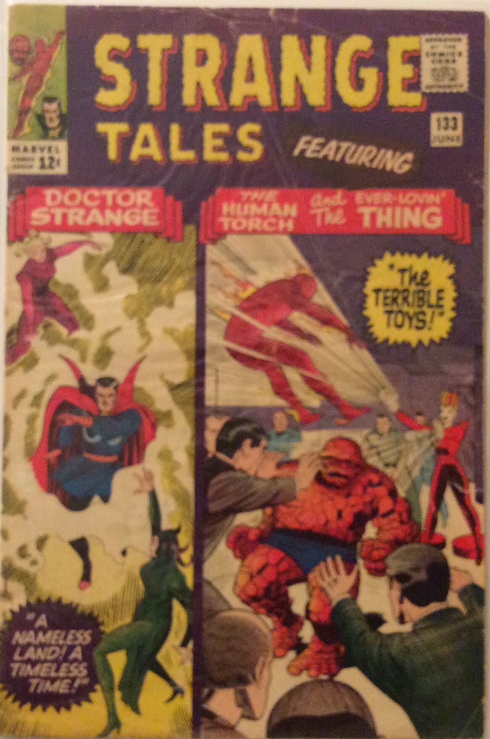 Strange Tales - Marvel Comics (133 - Jun 1965) comic book collectible [Barcode 2571455788] - Main Image 2