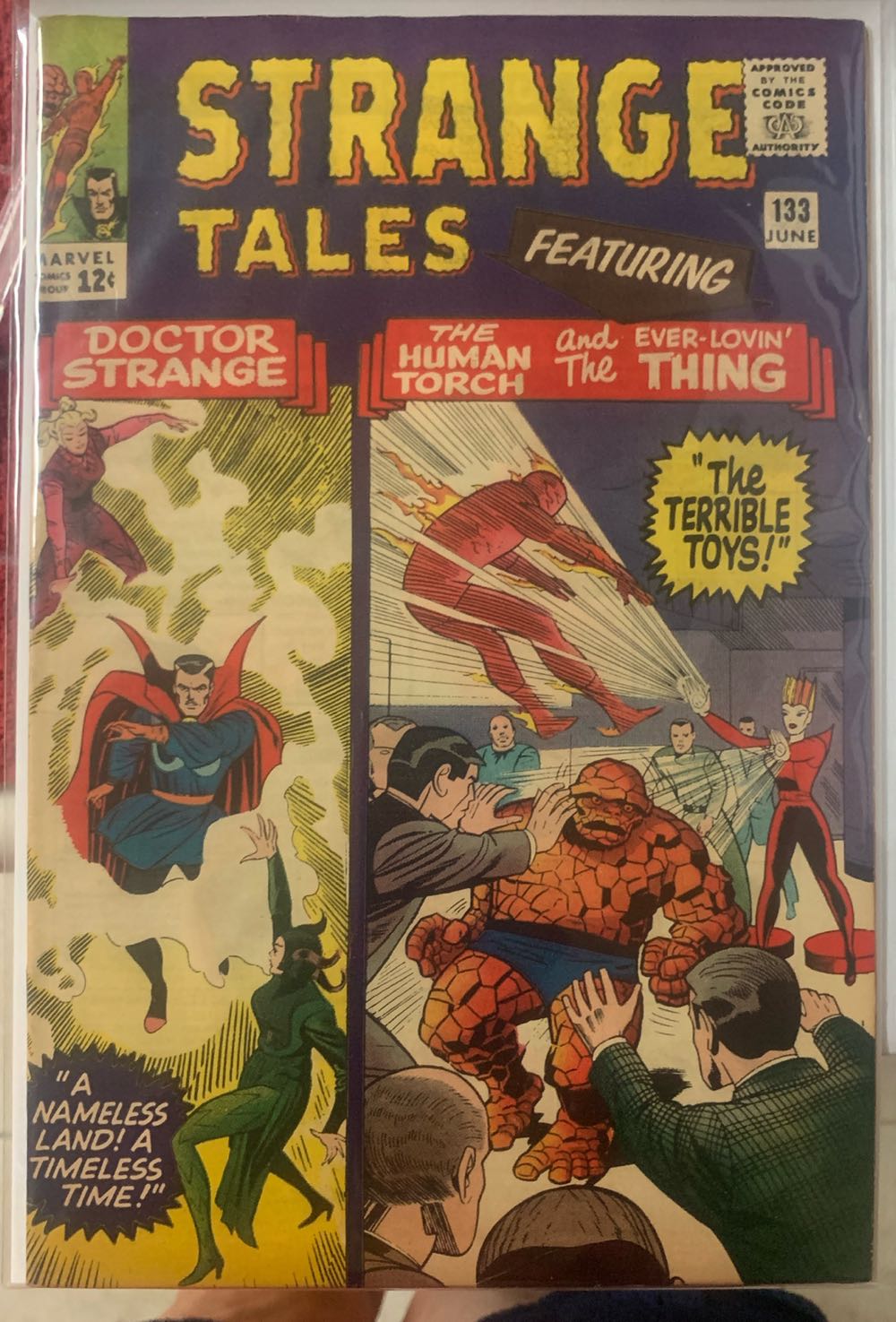 Strange Tales - Marvel Comics (133 - Jun 1965) comic book collectible [Barcode 2571455788] - Main Image 3