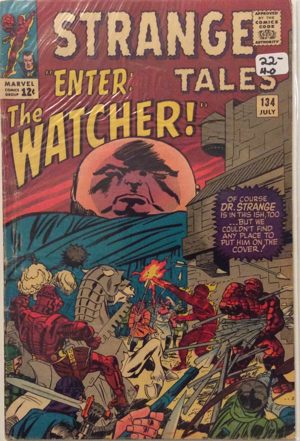 Strange Tales - Marvel Comics (134 - Jul 1965) comic book collectible [Barcode 52554414588] - Main Image 3