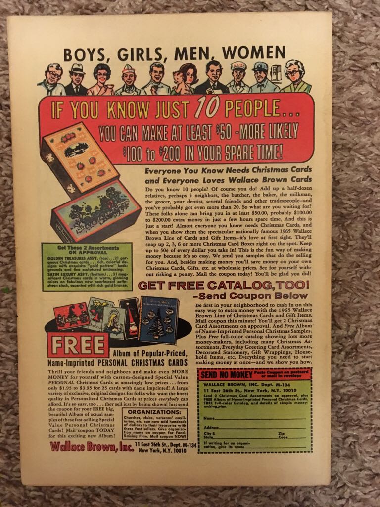 Strange Tales - Vista Publications Inc. (137 - Oct 1965) comic book collectible [Barcode 25589523] - Main Image 2