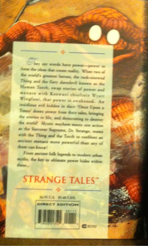 Strange Tales - Marvel Comics Group (1 - Nov 1994) comic book collectible [Barcode 759606013524] - Main Image 2