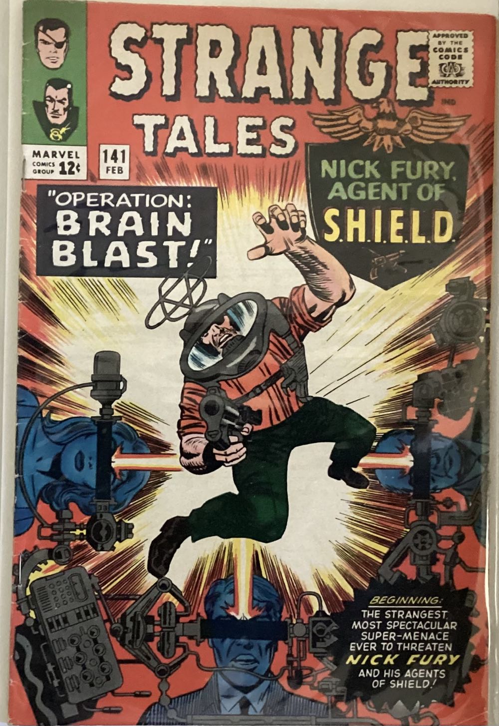 Strange Tales - Marvel Comics (141 - Feb 1966) comic book collectible [Barcode 759606071494] - Main Image 2