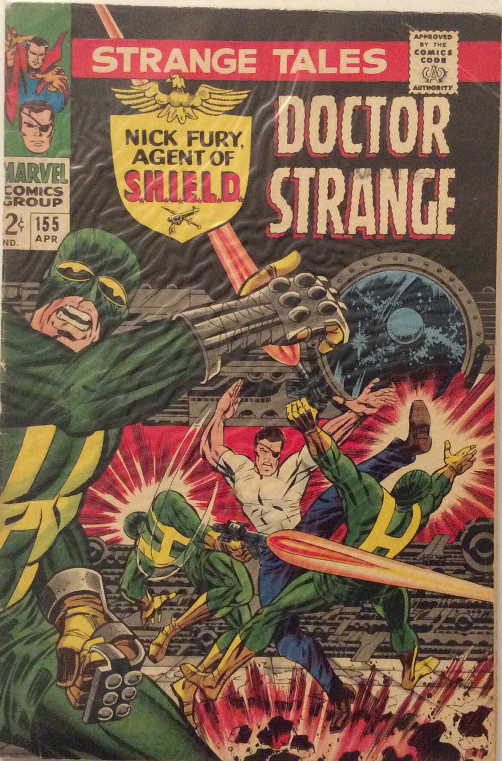 Strange Tales - Marvel Comics Group (155 - Apr 1967) comic book collectible [Barcode 759606071494] - Main Image 2