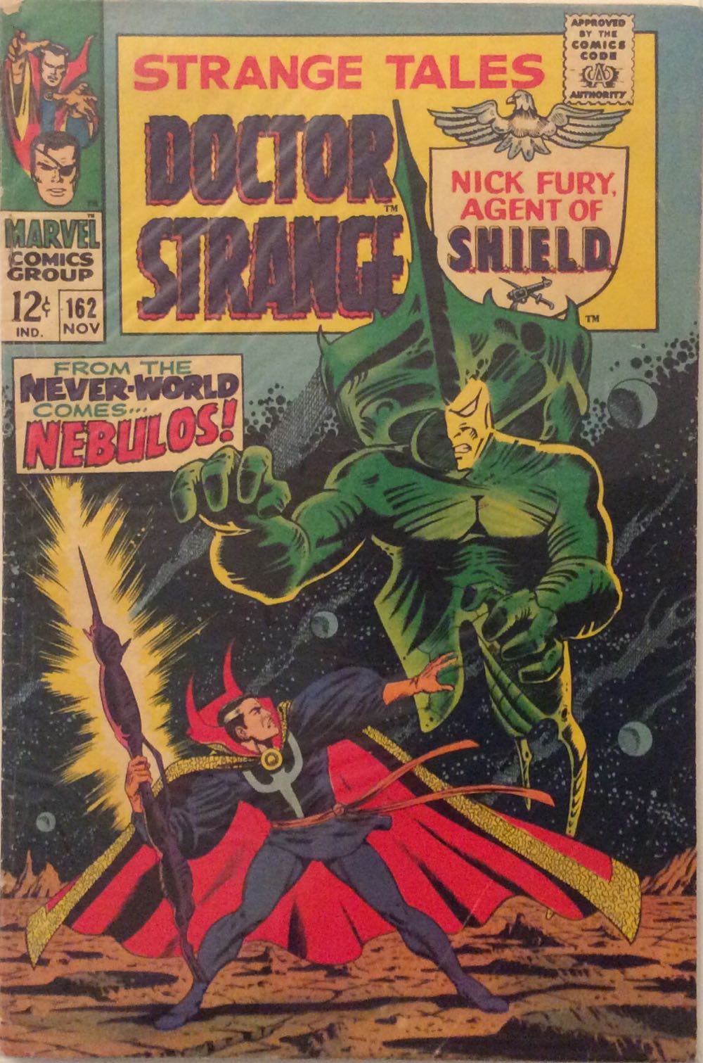 Strange Tales: Nick Fury/Doctor Strange - Marvel Comics (162 - Nov 1967) comic book collectible [Barcode 759606071494] - Main Image 2