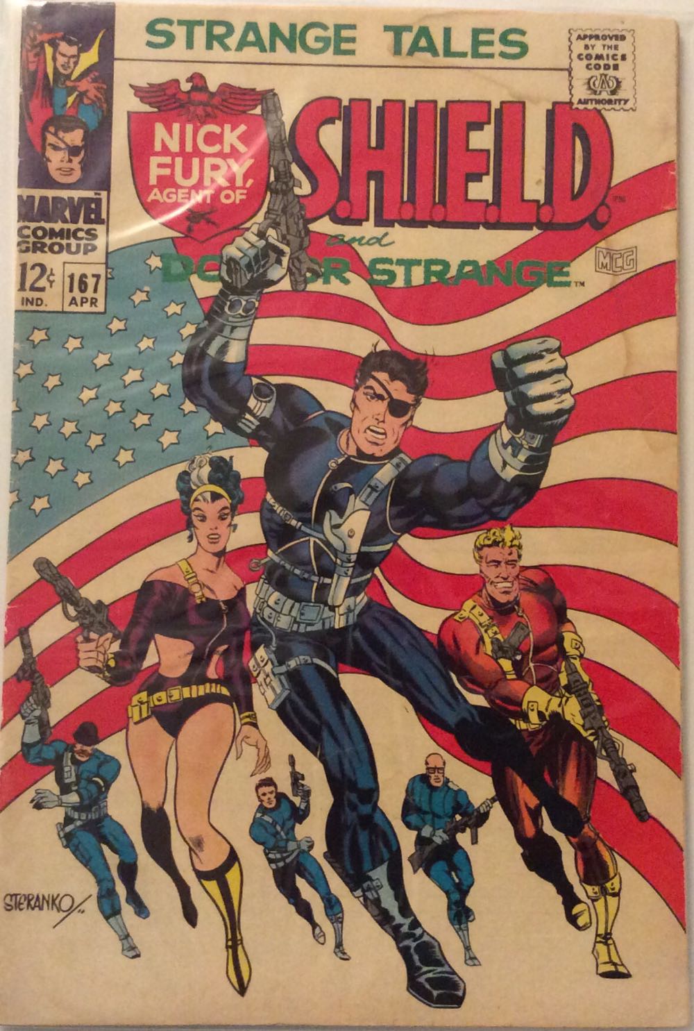 Strange Tales - Marvel Comics Group (167 - Apr 1968) comic book collectible [Barcode 759606071494] - Main Image 2