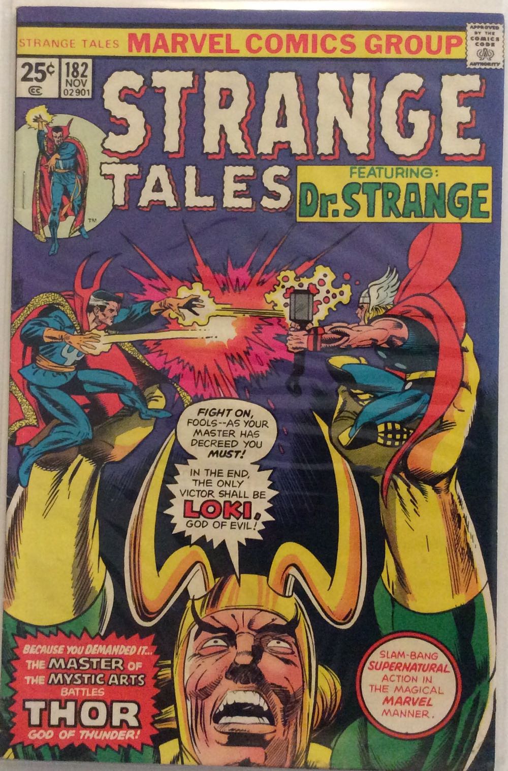 Strange Tales - Marvel (182 - Nov 1975) comic book collectible - Main Image 2