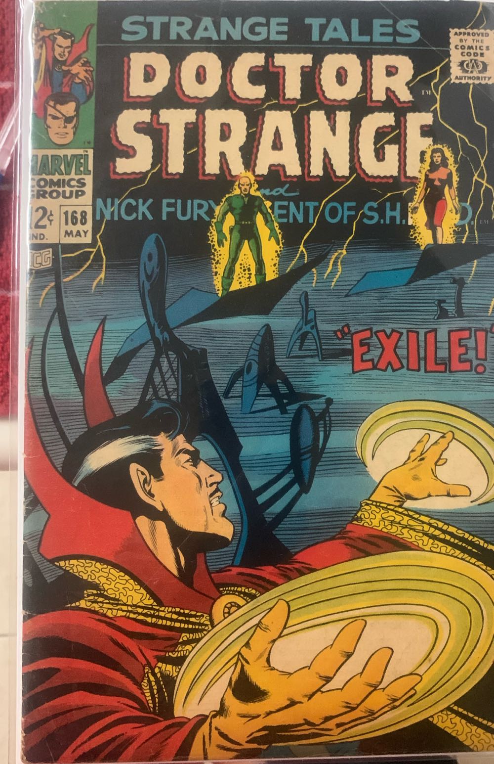 Strange Tales - Marvel (168 - May 1968) comic book collectible [Barcode 759606062058] - Main Image 2