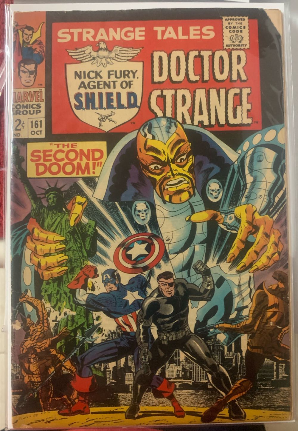 Strange Tales - Marvel Comics (161 - Oct 1967) comic book collectible - Main Image 3