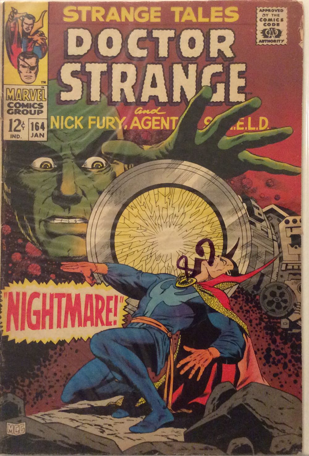 Strange Tales #164 (1968) - Marvel Comics (164 - Jan 1968) comic book collectible [Barcode 759606062058] - Main Image 3