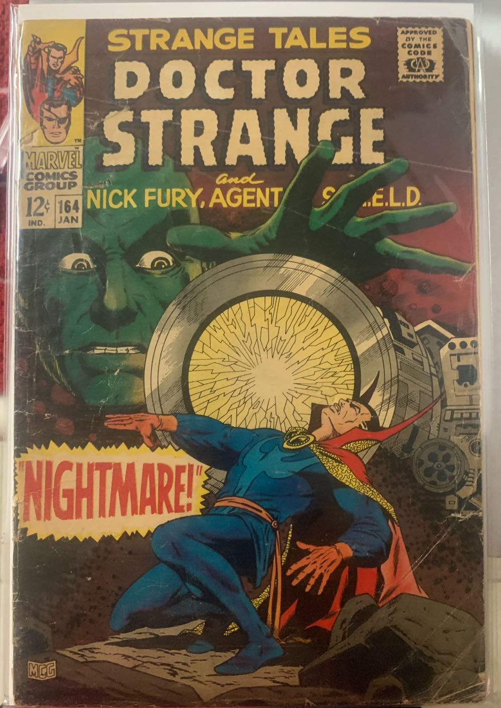 Strange Tales #164 (1968) - Marvel Comics (164 - Jan 1968) comic book collectible [Barcode 759606062058] - Main Image 4