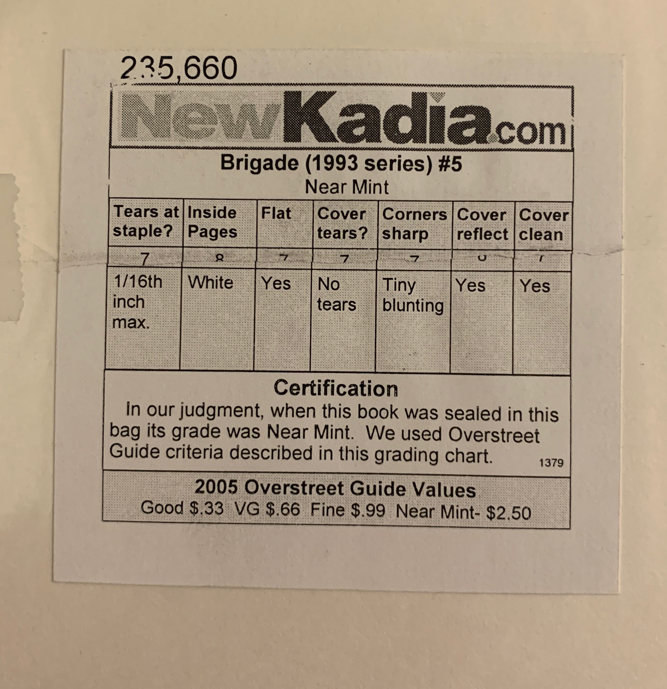 Brigade vol. 2 - Image (5 - Nov 1993) comic book collectible [Barcode 709853008736] - Main Image 2