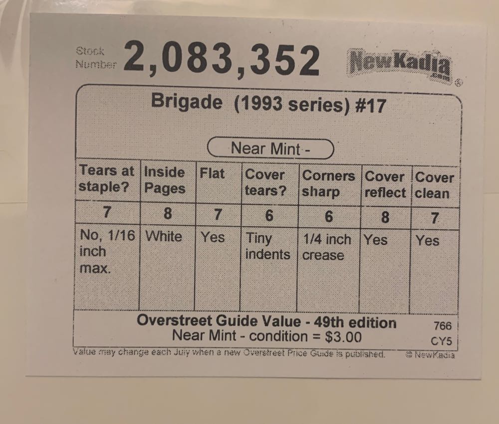 Brigade (vol.2) - Image Comics (17 - Feb 1995) comic book collectible [Barcode 709853008736] - Main Image 2