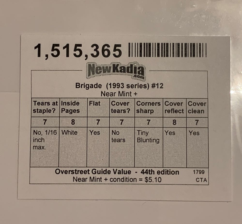 Brigade (Vol.2) - Image (12 - 09/1994) comic book collectible [Barcode 709853008736] - Main Image 2