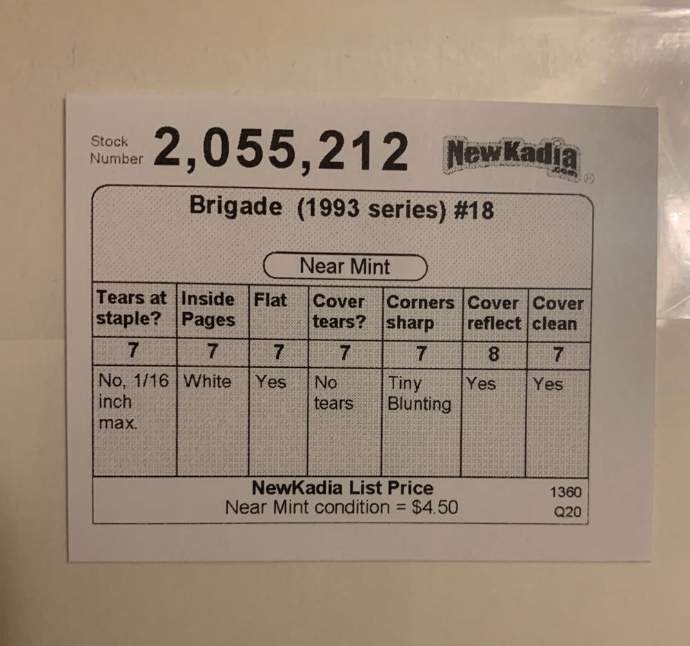 Brigade  (18 - 03/1995) comic book collectible - Main Image 2