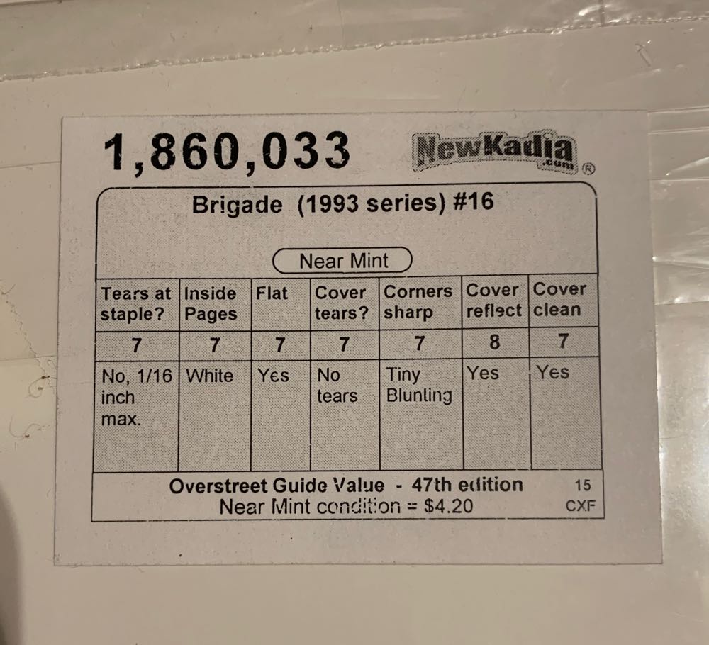 Brigade - Image (16 - 01/1995) comic book collectible - Main Image 2