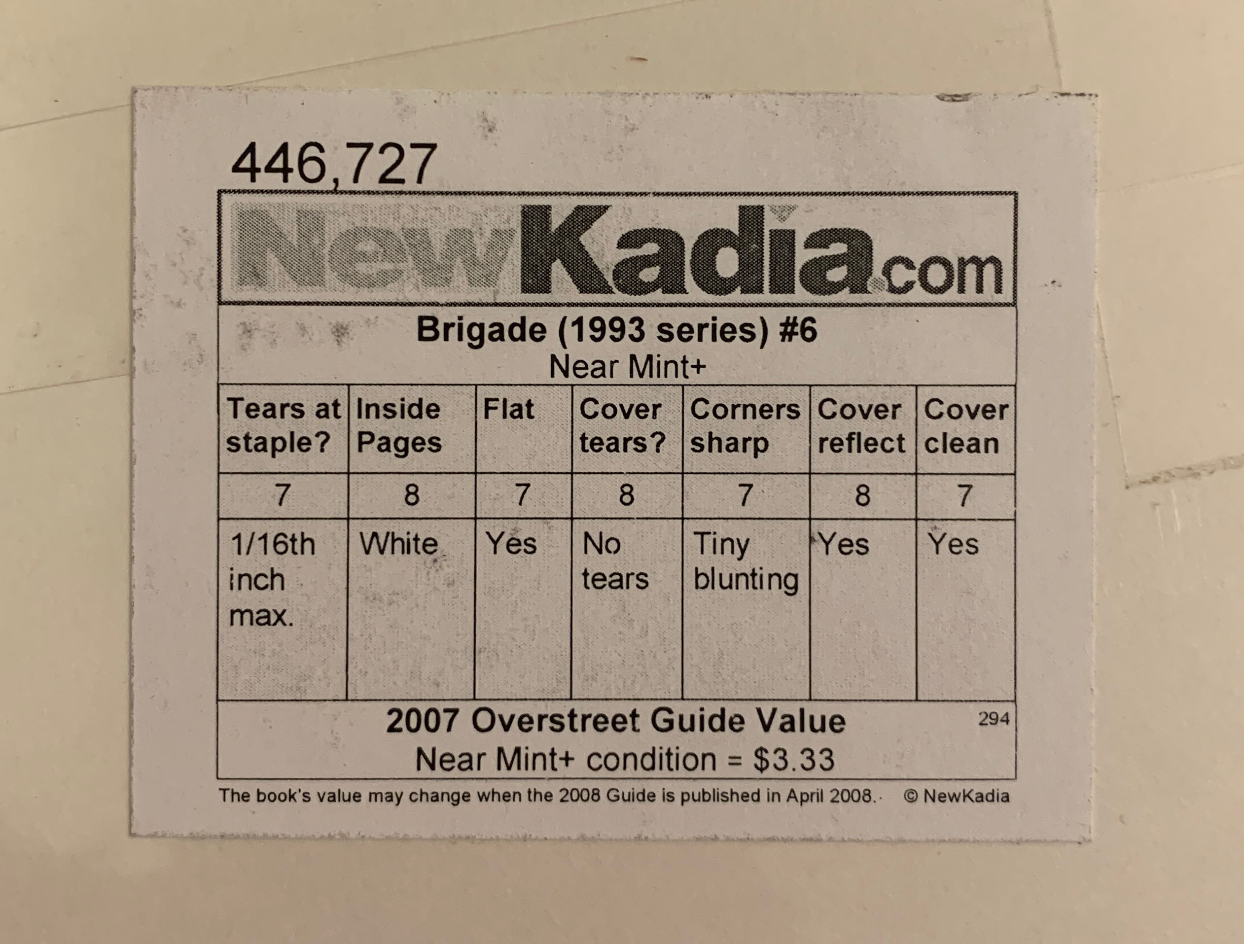 Brigade vol. 2 - Image (6 - 12/1993) comic book collectible - Main Image 2