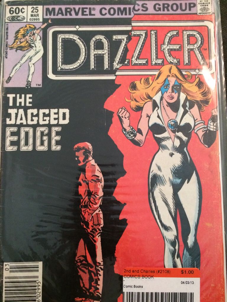 Dazzler - Marvel Comics Group (25 - Mar 1983) comic book collectible [Barcode 071486029953] - Main Image 1