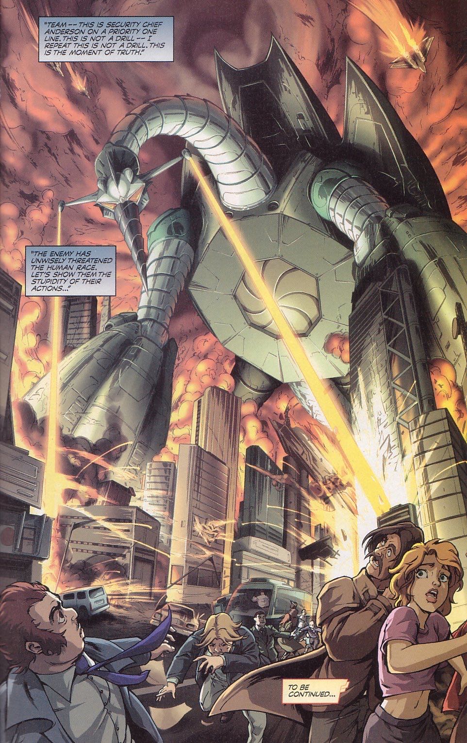 Battle of the Planets - Top Cow (1 - 08/2002) comic book collectible [Barcode 709853228851] - Main Image 4