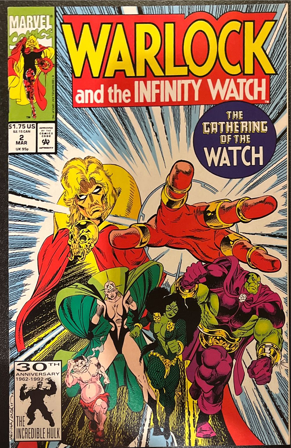 Warlock and the Infinity Watch - Marvel (2 - Mar 1992) comic book collectible [Barcode 071486018971] - Main Image 4