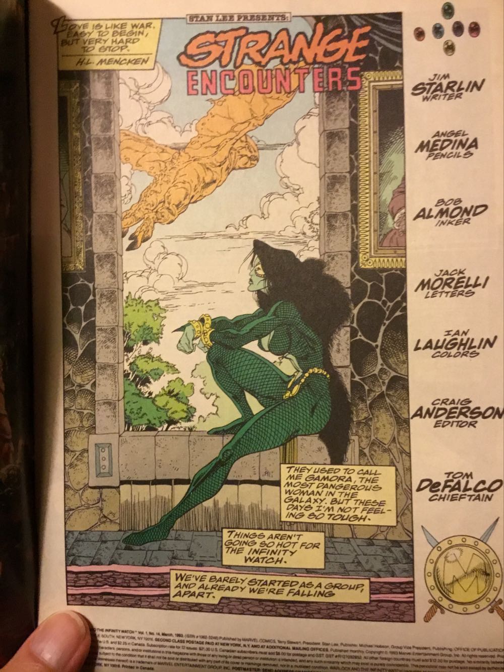 Warlock And The Infinity Watch #14 - Marvel (14 - 03/1993) comic book collectible [Barcode 071486018971] - Main Image 4