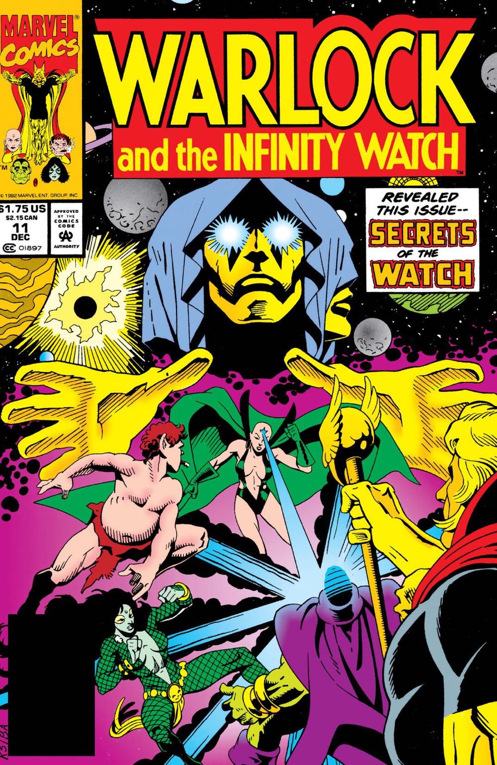 Warlock And The Infinity Watch - Marvel (18 - Jul 1993) comic book collectible [Barcode 071486018971] - Main Image 4